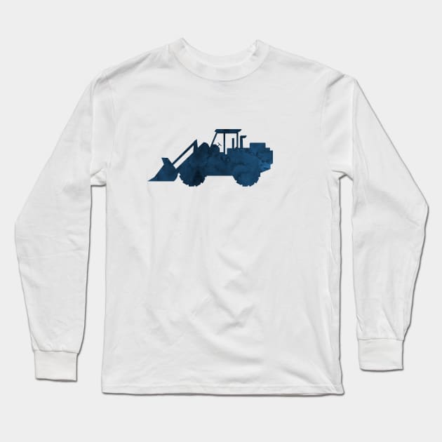 Excavator Long Sleeve T-Shirt by TheJollyMarten